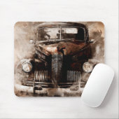 Vintages Automobil Mousepad (Mit Mouse)
