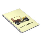 Vintages Automobil Notizblock (Rechte Seite)