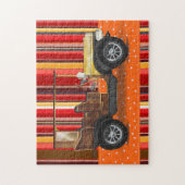 Vintages Automobil Puzzle (Vertikal)