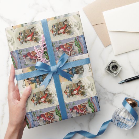 Vintages Automobil Weihnachten Geschenkpapier (Schenken)