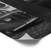 Vintages Automobilposter Poster (Ecke)