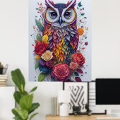 Vintages Auwl Zeichn - Wall Art - Poster (Heimbüro)