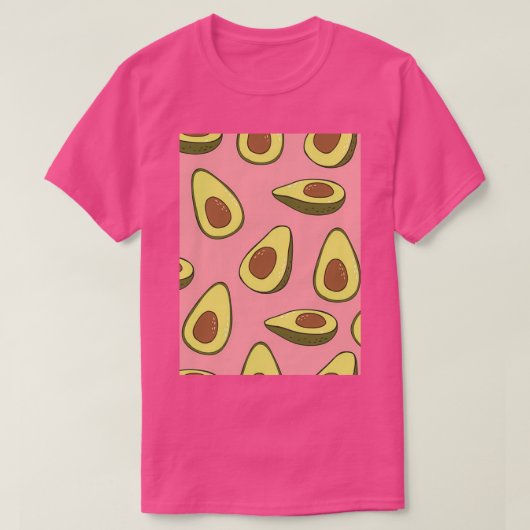 Vintages Avocadomuster T-Shirt (Design vorne)
