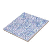 Vintages Azulejo Blau und Weiß gestörtes Mosaik Fliese (Seite)