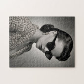 Vintages B&W Fashion Foto Puzzle Classic Style (Horizontal)