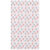Vintages Baby Buggy Carriage Pink Blue Tischdecke (Vorderseite)
