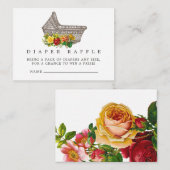 Vintages Baby Carriage Baby Duschduschmaschine Win Begleitkarte (Vorne/Hinten)