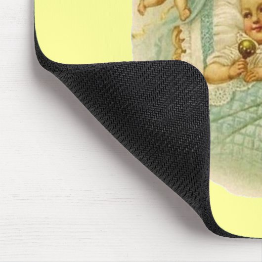 Vintages Baby & Cherubs Mousepad (Ecke)