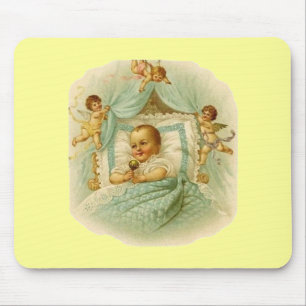 Vintages Baby & Cherubs Mousepad