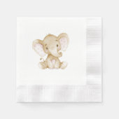 Vintages Baby-Duschpapier Napkin Serviette (Vorderseite)