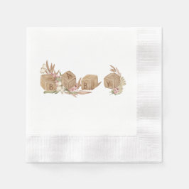 Vintages Baby-Duschpapier Napkin Serviette