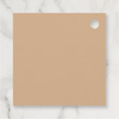 Vintages Baby Jesus schläft mit einem Lamm Geschenkanhänger (Rückseite)