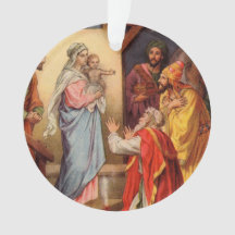 Vintages Baby Jesus und die 3 Könige