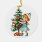 Vintages Baby Keramik Ornament (Vorne)