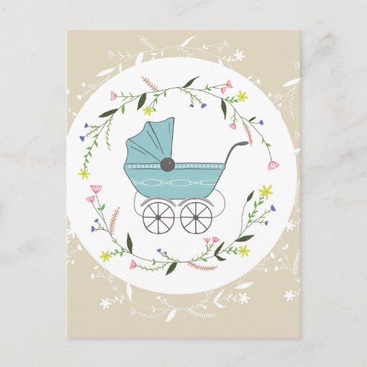 Vintages Baby Postkarte (Vorderseite)