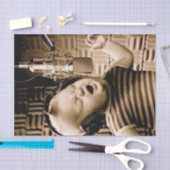 Vintages Baby-Singlepapier Seidenpapier (Handwerk)