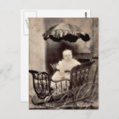 Vintages Babybild Postkarte (Vorne/Hinten)