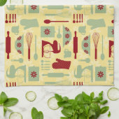 Vintages Backen Geschirrtuch (Gefaltet)