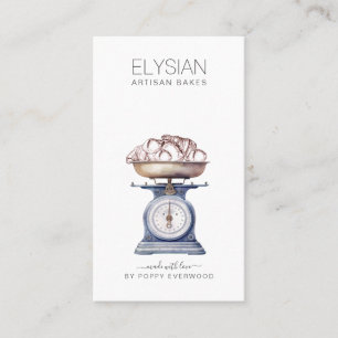 Vintages Bäckereigebäck Koch Visitenkarte
