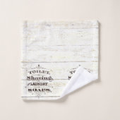 Vintages Bad Badhandtuch Set (Waschlappen)