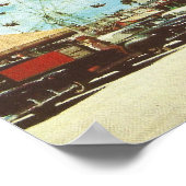 Vintages Badehaus, Jacksonville, Florida Poster (Ecke)