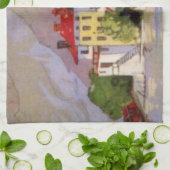 Vintages Badeort Italien Tourismus Handtuch (Gefaltet)