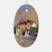 Vintages Badeort Italien Tourismus Keramik Ornament (Rechts)