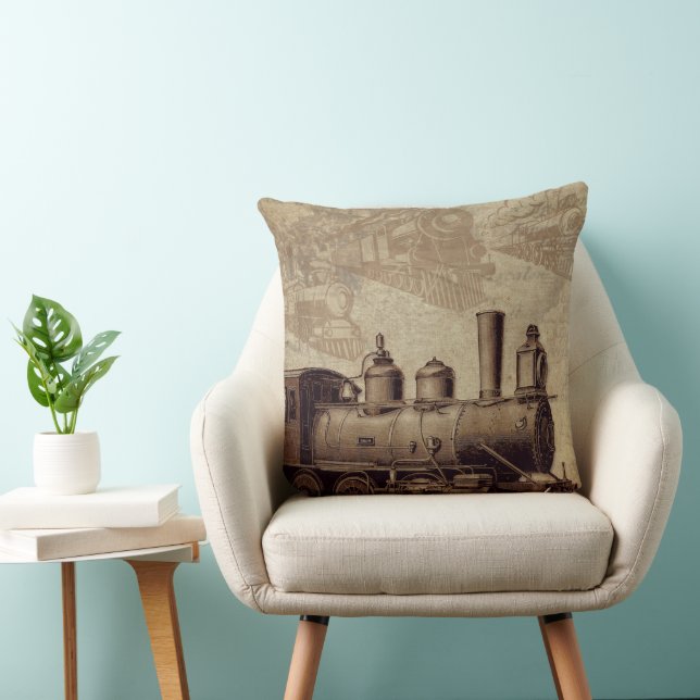 Vintages Bahnkissen Kissen (Stuhl )