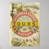 Vintages Bahnplakat Poster (Vorne)