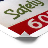 Vintages Bahnposter Poster (Ecke)