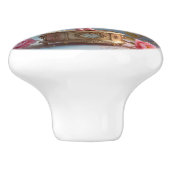 Vintages Ballet Doll auf Music Box Keramikknauf (Seitenansicht)