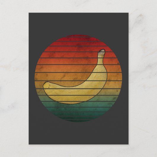 Vintages Bananenfrucht Postkarte (Vorderseite)
