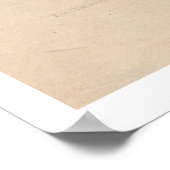 Vintages Bananenposter Poster (Ecke)