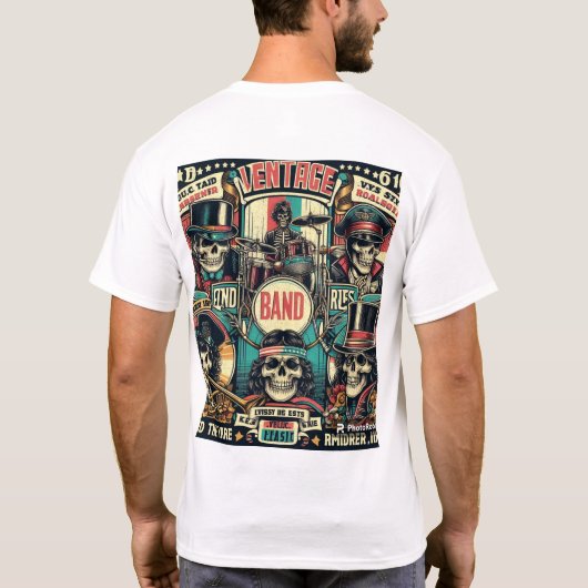 Vintages Band T-Shirt (Rückseite)