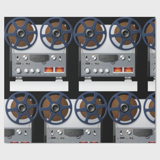 Vintages Banddeck Geschenkpapier (Flach)