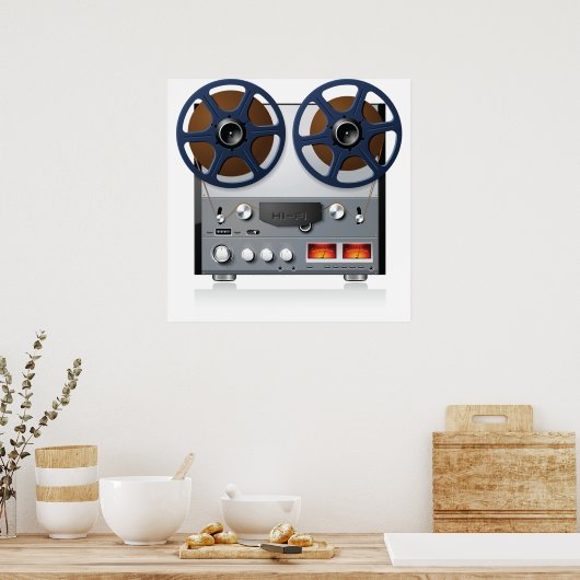 Vintages Banddeck Poster (Küche)