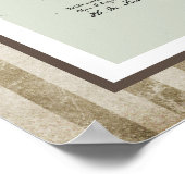 Vintages Bandsägeblätter Poster (Ecke)