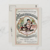 Vintages Barberseil Postkarte (Vorne/Hinten)