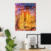 Vintages Barcelona Poster (Heimbüro)