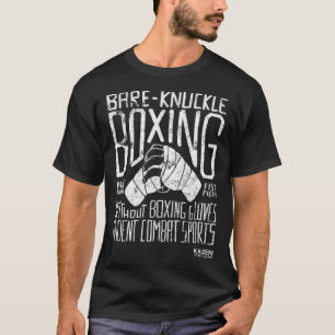 Vintages Bare Knuckle Boxing ohne Boxhandschuhe T-Shirt