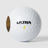 Vintages Bare Wood Panel Golfball (Logo)