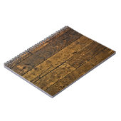 Vintages Bare Wood Panel Notizblock (Linke Seite)