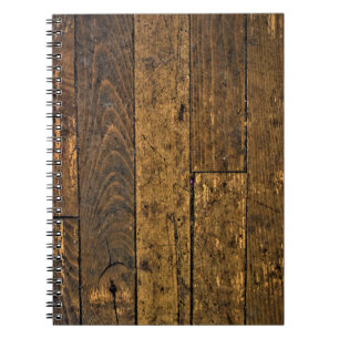 Vintages Bare Wood Panel Notizblock