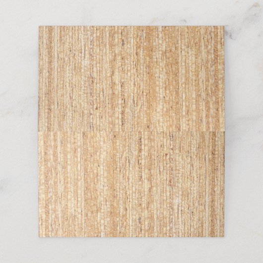 Vintages Barholz | Hochzeitsgefaltete Platzkarten (Außenseite Aufgefaltet)