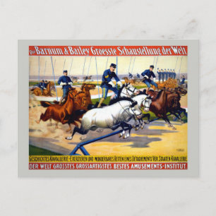 Vintages Barnum, Bailey Bester Zirkus Postkarte