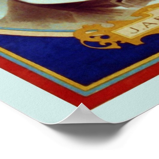 Vintages Barnum & Bailey Circus Poster (Ecke)