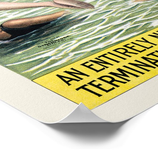 Vintages Barnum & Bailey Circus Poster (Ecke)