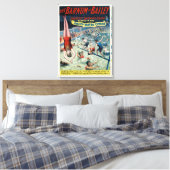 Vintages Barnum & Bailey Circus Poster Leinwanddruck (Insitu (Schlafzimmer))