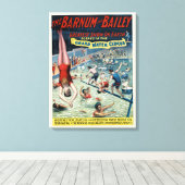 Vintages Barnum & Bailey Circus Poster Leinwanddruck (Insitu (Holzboden))