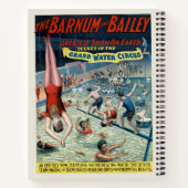 Vintages Barnum & Bailey Circus Poster Notizblock (Rückseite)